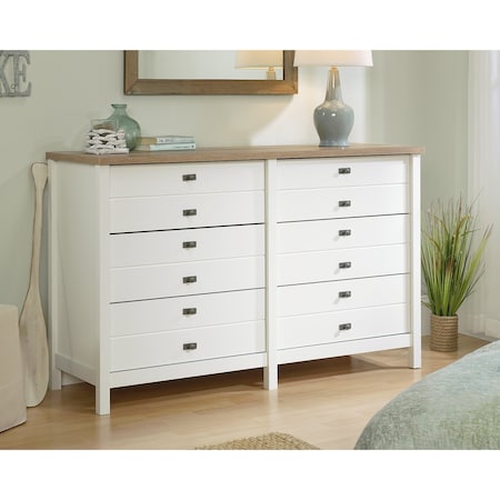 Sauder Cottage Road Dresser Sw/lo A2 , Safety tested for stability to help reduce tip-over accidents 424000